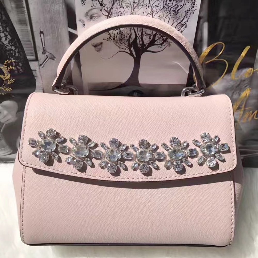 NEW Michael Kors AVA Jwl XS Crossbody Bag (ballet)